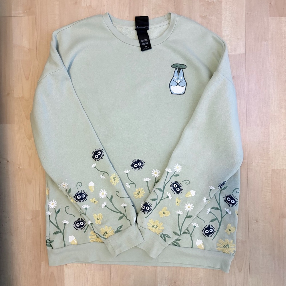 Boxlunch | Our Universe My Neighbor Totoro Forest Spirits Embroidered Crewneck